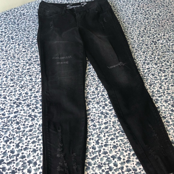 NWOT Seven7 Black Legging Jeans - Picture 4 of 7